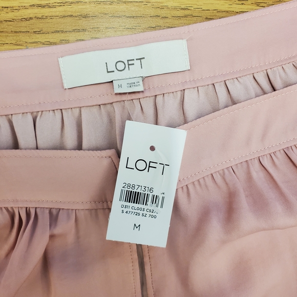 LOFT Blush Pink Long Sleeve Blouse - Picture 5 of 8